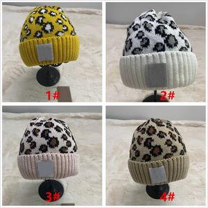 디자이너 Beanie 브랜드 여성용 모자 남성용 겨울 니트 레오파드 모자 Unisex Ladies Warm Gorras Tie Dye Knit Beanies 2021