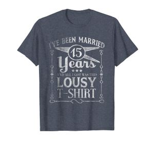 Komik 15. Yıl Yıldönümü Gömlek - 15 Düğün Evlilik Hediye