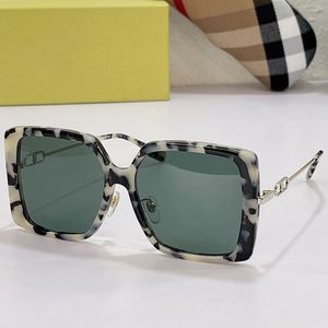 Damenmode-Sonnenbrille B4332, klassischer quadratischer Rahmen, Laufsteg-Stil, lässig, Shopping, Party, Strandbrille, Metall, kleine Bügel, UV400-Schutzgürtel, Originalverpackung
