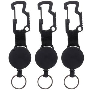 Wholesale badge key holder resale online - Cords Slings And Webbing Practical Carabiner Key Holder Retractable Belt Reel Badge
