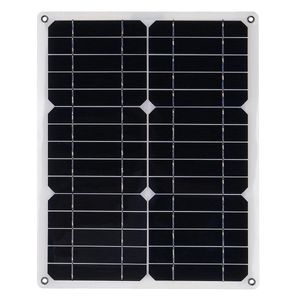 40W 18V mono solar painel dual 12v / 5v dc monocristalina USB flexível para o carregador de bateria de barco RV de carro