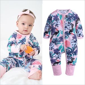 Çocuklar Tulumlar Pijama Kıyafetleri Yenidoğanlar için Muzlu Çocuklar Pamuk Tulumları Erkekler ve Kızlar İçin Uzun Kollu Pamuk Tulumları