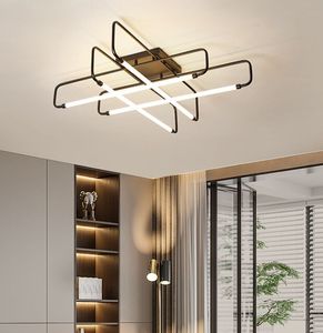 집 침실에 대 한 로프트 북유럽 천장 조명 Lustre de Plafond Black Gold 현대 LED 거실 연구