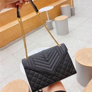 Ombro Crossbody Bag Bolsa Feminina Bolsa Bolsa Carteira Tote Todo Fanny Messenger Postmen Cadeia Quadrado Envelope Plain Hasp Letra Luxurys Designer Mulheres Bolsas