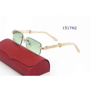 Wholesale antique glasses frames for sale - Group buy Natural wood sunglasses men black and white buffalo horn sunglasses antique rimless square glasses frame Oculos Gafas accessorie Italy