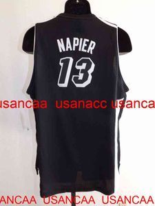 Zszyty nowy Shabazz Napier #13 Jersey Custom Men Kobiet Jersey Basketball Jersey XS-5xl 6xl