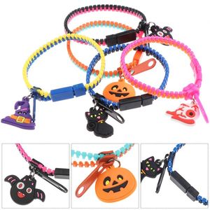 Braccialetti di Halloween Bracciali con cerniera Set di braccialetti sfusi per braccialetti per bambini Sport personalizzati