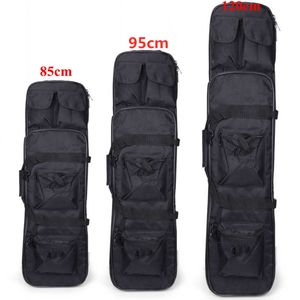 Militär 85 95 120cm pistolväska Väska Rifle Bag Ryggsäck för Sniper Carbine Airsoft Nylon Rifle Protection Case Hunting Backpack Q0721