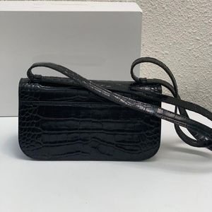 2022 bolsas de grife bolsas femininas fofocas de tofu saco de crocodilo padr￣o em couro crossbody saco de saco axilar da marca