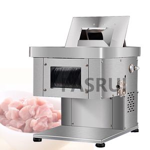 Output Electric Meat Cutter Slicer Machine 1100W Stainless Steel Easy to Clean Install Beef Commercial Home Use