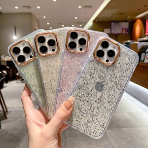 Glitter Sparkle Bling Powder IMD Clear Cases für iPhone 13 12 11 Pro Max XR XS X