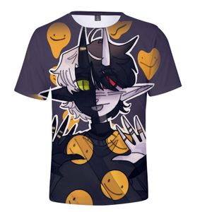 T-shirt da uomo Ranboo Stampa 3D Primavera Estate Preppy Uomo/Donna Abbigliamento da strada T-shirt Streetwear Stile Kawaii