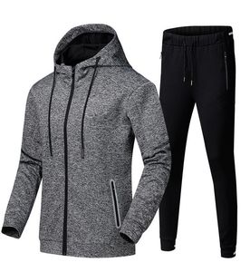 Conjuntos de Corrida de Treinamento Masculino Sportswear Set Ginásio Fitness Compressão Esporte Terno Jogging Apertado Esportes Desgaste Roupas 4xl5xl Homem Superiorizado