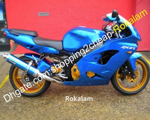 Ninja ZX-9R 98 99 ZX9R Fairing Personalizado para Kawasaki ZX 9R 9R 9 R 1998 1999 Kit de Caçalhões de Motocicleta ABS azul (moldagem por injeção)