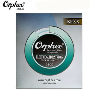 Orphee SE3X 010-046 E-Gitarrensaiten, sechseckiges Gitarrenzubehör aus Nickellegierung