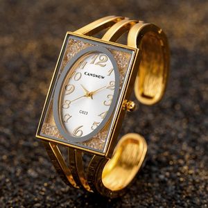 Armbanduhren 2021 Luxus Gold Uhren Für Frauen Mode Strass frauen Quarzuhr Stahl Armband Armreif Damen Armbanduhr Montre Femme
