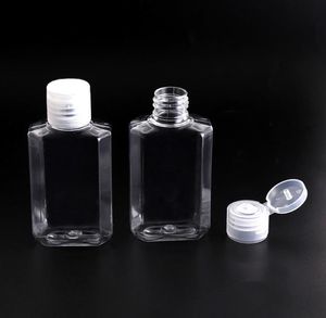 30 ml 60 ml boş pet plastik şişe ile flip kap kullanım için tekrar kullanılabilir kaplar açık kamp iş gezisi SN2891