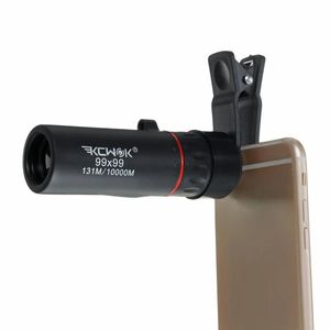 Portable 99x99 HD BAK4 Optical Day and Night Vision Telescope Monocular Outdoor Camping Hiking Hunting - 2