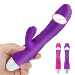 Massageartikel, weiblicher Masturbationsdildo, Kaninchen-Vibrator, G-Punkt-Massagegerät, vaginaler Klitoris-Stimulator, Dual-Vibration, Sexspielzeug für Frau