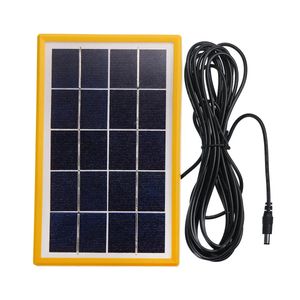 Sistema de generador de panel solar Kit portátil para el hogar Luz LED Cargador USB con 2 bombillas