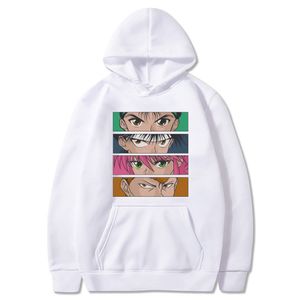 Yu hakusho print hoodies pullover manlig vår höst mode hajuku hoodie sweatshirt kvinnor hip hop street sportswear y0319