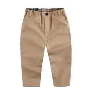 2022 frühjahr neue Mode Trend Kinder Hosen Jungen Marke Plaid Hosen Casual Herbst Infant Kinder Kleidung Hohe Qualität Neugeborenen Baby sport Hosen