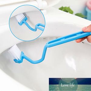 S-shaped Head Toilet Cleaning Brush Tool Bathroom Effectively Corners With Hanging Holes Corrosion Resistance