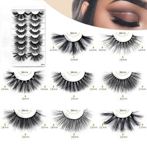 False Eyelashes 3d Mink Extend Lashes Long Makeup 8 Pairs