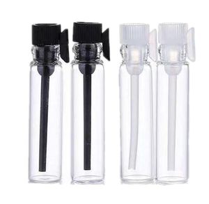 1 ml 1/4 szklane szklane fiolki z tworzywa sztucznego z tworzywa sztucznego zatywalcza zarejestrowana cieczy kosmetyczna Aromaterapia olejki eteryczne butelki zapachowe
