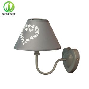 Iron Vintage Style Wall Lamp Mounted Bedside Lamps E14 Light Home Decor 110V/220V Holder Lighting For Living Room Hall