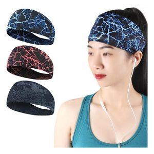 Breathable Sweatband Sports Gym Headband Anti-Slip Women Men Basketball Fitness Yoga Volleyball Cycling Hair Band Caps & Masks
