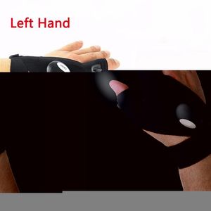 Black Outdoor Night Fishing Magic Strap Fingerless Glove LED Torch Cover Survival Camping Hiking Rescue Tool Nov Party Decorati Decoration