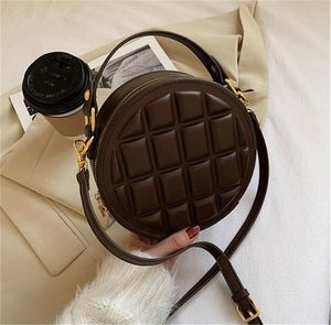 Горячая рука сумка ромб шоколадный квадрат круглый торт вечерняя сумка 2022 новая корейская мода один плечо мессенджер талии сумки