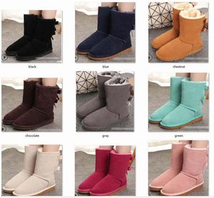 2022HOT SALE Weihnachtsrabattaktion Damenstiefel BAILEY BOW Stiefel Hochwertige WGG NEUE 3280 Schneestiefel für Damen