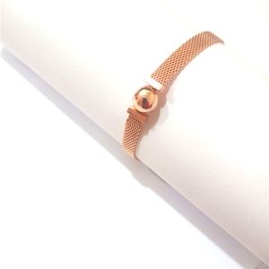 S925 Silber Armband passend für europäische Perlen Pandora Reflexion Verschluss Charm Clip17-19-21cm Frühlingsblume Roségold für Damen Schmuck Weihnachtsgeschenk