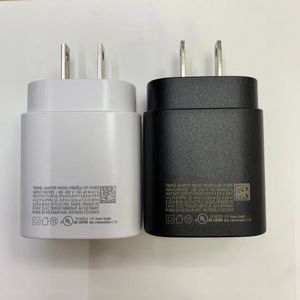 UL Pulg Wall Charger USB C لسامسونج PD 25W Chargers Galaxy S20 / S20 Ultra / Note10 / Note 10 Plus TA800