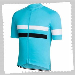 Pro Team Rapha Cykling Jersey Mens Sommar Snabb Torka Sport Uniform Mountain Bike T Shirts Väg Cykel Toppar Racing Kläder Utomhus Sportkläder Y21041372