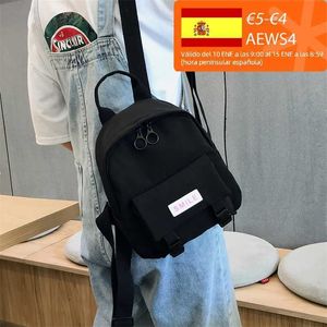 Zaino Oxford Zaino da donna Trend Wild Fashion Borsa a tracolla Piccola tela Borsa da scuola per ragazza teenager Mochilas Donna 202211