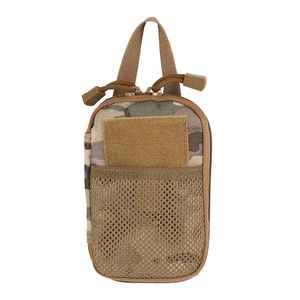 Outdoor Bags Military Waist Fanny Pack Mobiltelefon Case Sportväska Tactical 1000D Nylon Camping Vandringsbälte