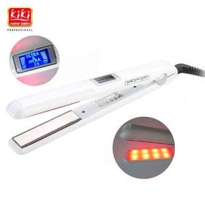 KIKI GAIN Ultrasonic Infrared Hair Care Iron Personal Care Appliances Hair Treatment Styler Cold Iron Treatment 211224