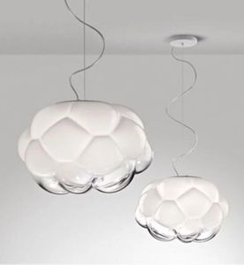 Luxo vidro esférico levou lâmpadas de pingente de iluminação nórdica sala de estar restaurante quarto pendurado luzes simples cozinha lâmpada de banheiro