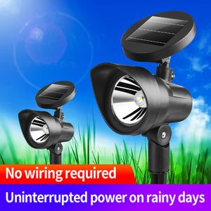 Solar Ground-Insed Lawn Lamps Outdoor Courtyard Spotlight Garden Villa Super Bright Decoration Green Waterproof LED Tree Light