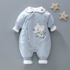 Güz Kış Doğan Bebek Kız Erkek Giysileri Kıyafetler Tulum Bebek Giyim Tulum 1ST Doğum Günü Kostümleri için Tulum Setleri 211101