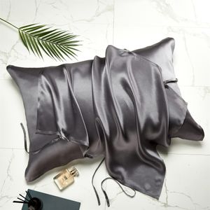 Fashion Design Silk Pillow Towel 6 Straps Pillow Case Solid Color PillowTowel Wholesale