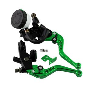 Wholesale motorcycle master cylinders for sale - Group buy Motorcycle Brakes Pair Inch mm Front Brake Clutch Master Cylinder Lever For Bike Scooter ATV Aluminum Alloy Parts Green