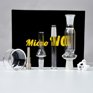 14mm Ortak NC Kitleri Sigara Cam Nektör Kollektörü Titabiyum Tırnak Mini Balmumu Yağı Saman Su Boruları Ile