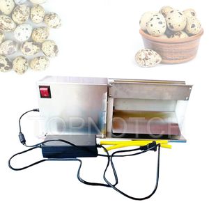 Kommersiell elektrisk automatisk fågeläggsskärmmaskin med vattencirkulation Quail Eggs Peeler Maker