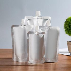 Newdoypack 150ml 250ml 350ml 500ml Aluminiumfolie Sticka upp Tute Vätska Bag Pack Dryck Squeeze Drink Spout Pouch CCB8210