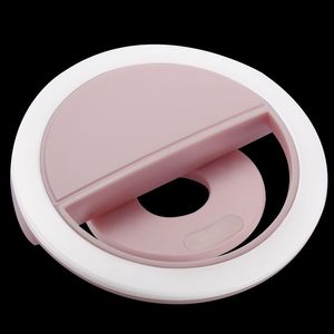 LED ضوء Selfie ضوء خاتم ضوء فلاش مصباح Selfie Ring Lighting Camera التصوير الفوتوغرافي لفون Samsung مع حزمة البيع بالتجزئة