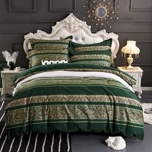 Bohemia National Plot Set Ethnic 100% Cotton Size Queen King 220x240 Duvet Cover Pościel Pościel Bedclothes do domu